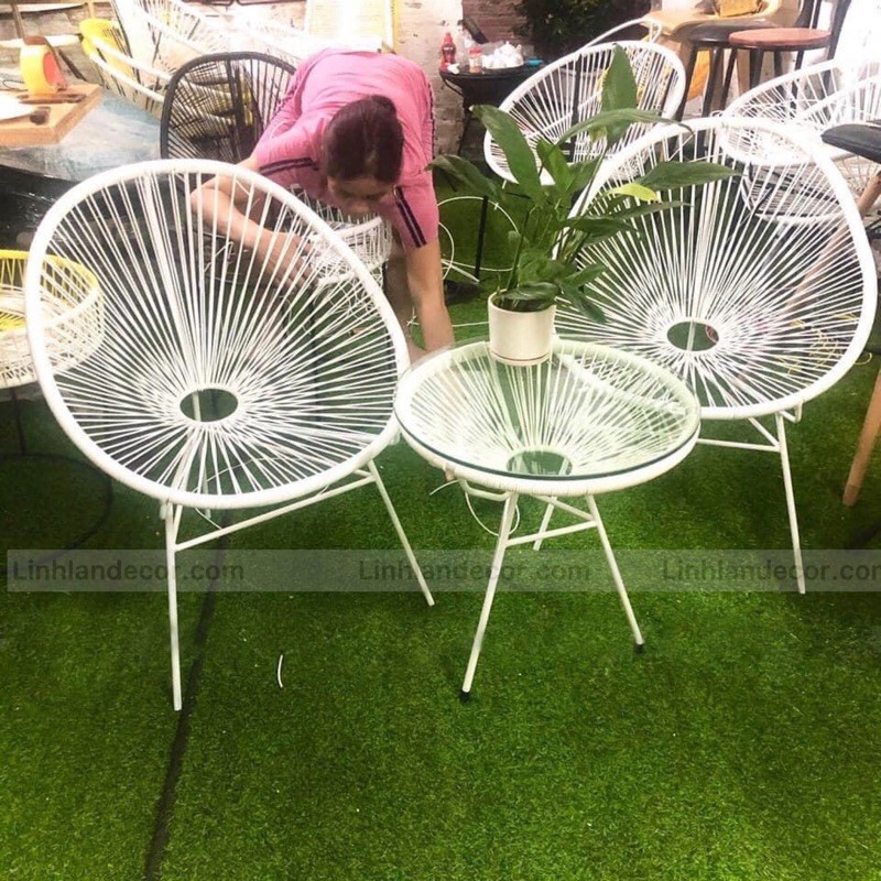 Ghế thư giãn ban công ngoài trời acapulco