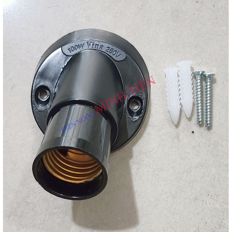 Đuôi đèn, đui đèn xoáy E27 kiểu treo, ngồi, xéo Vina