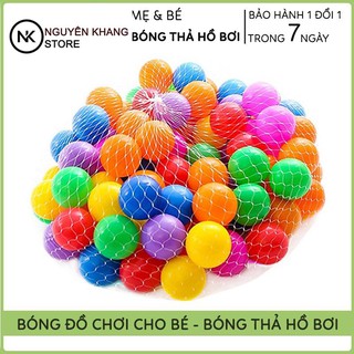 Set Bóng Nhựa Đồ Chơi Cho Bé, Bóng Nhựa Nhà Bóng, Hồ Bơi - An Toàn Cho Bé