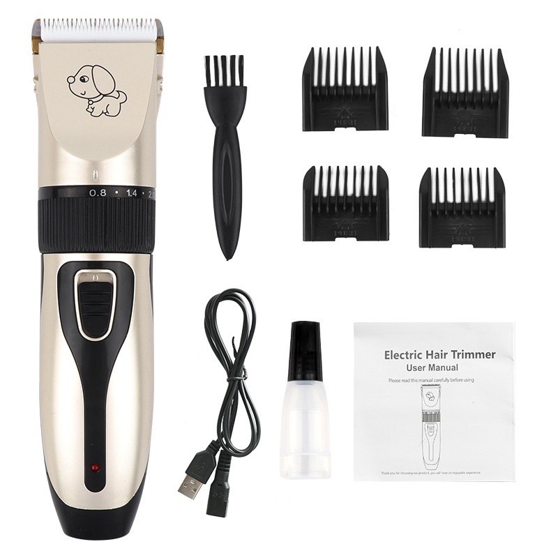 Tông Đơ Cắt Lông Chó Mèo Clipper Cao Cấp Full Phụ Kiện Bảo Hành 1 Đổi 1