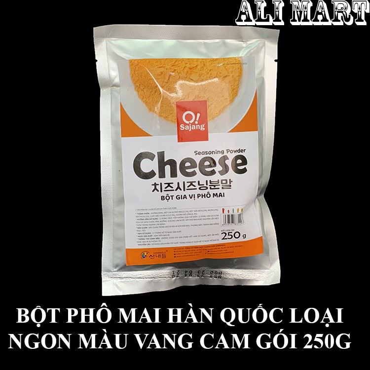 Bột Phô Mai Lắc O'Sậng Hàn Quốc Màu Vàng Cam Gói 250g