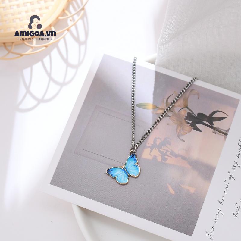 ✨✨Vòng cổ phối mặt hình bướm nhiều màu sắc thời trang Hàn Quốc