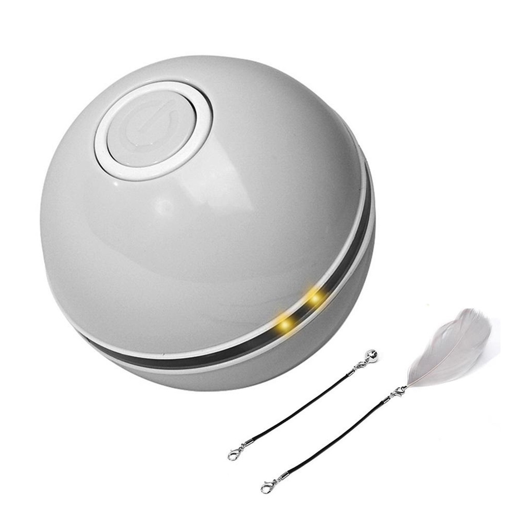 Đồ Chơi Quả Bóng Nhựa Đổi Màu Có Đèn LED Vui Nhộn Cho Mèo