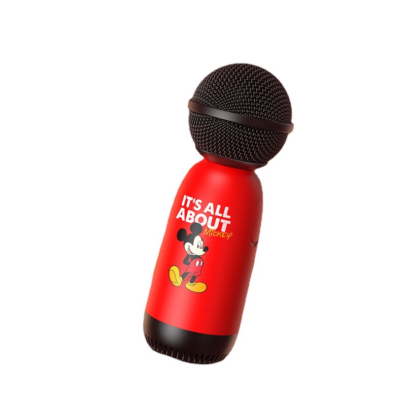 Micro Bluetooth Không Dây Nhỏ Gọn In Hình Mickey Hoạt Hình Disney Hỗ Trợ Hát Karaoke Tất Cả Các Thiết Bị
