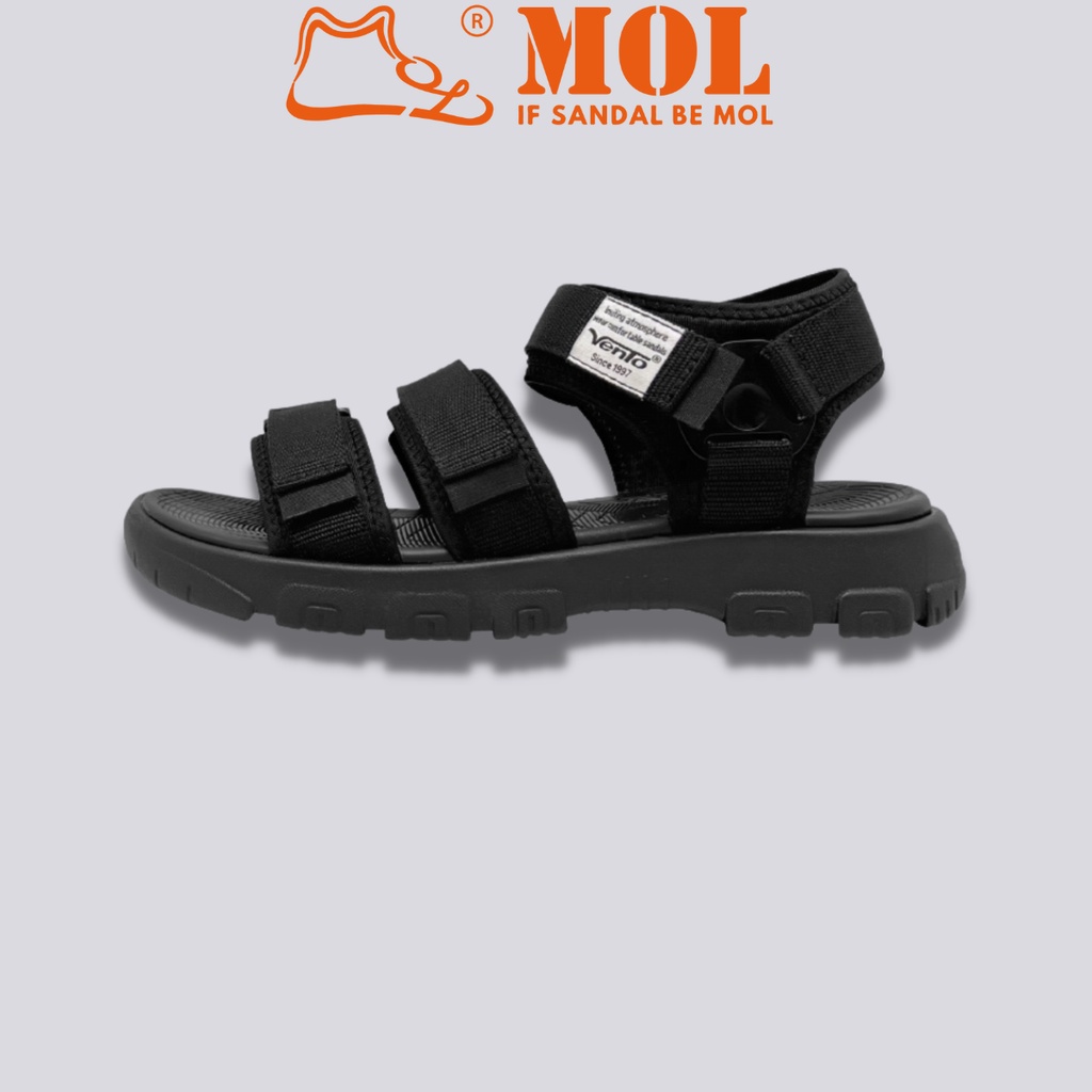 Sandal nam Vento 3 quai ngang NB10602B màu đen