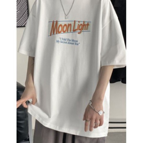 ÁO THUN, ÁO PHÔNG TAY LỠ UNISEX FORM RỘNG OVERSIZE ANIME MOON LIGHT M662 KL SHOP TTSHOP