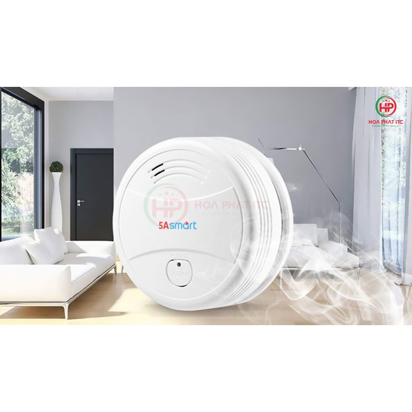 Báo khói độc lập kết nối wifi 5ASmart 5A-SM01