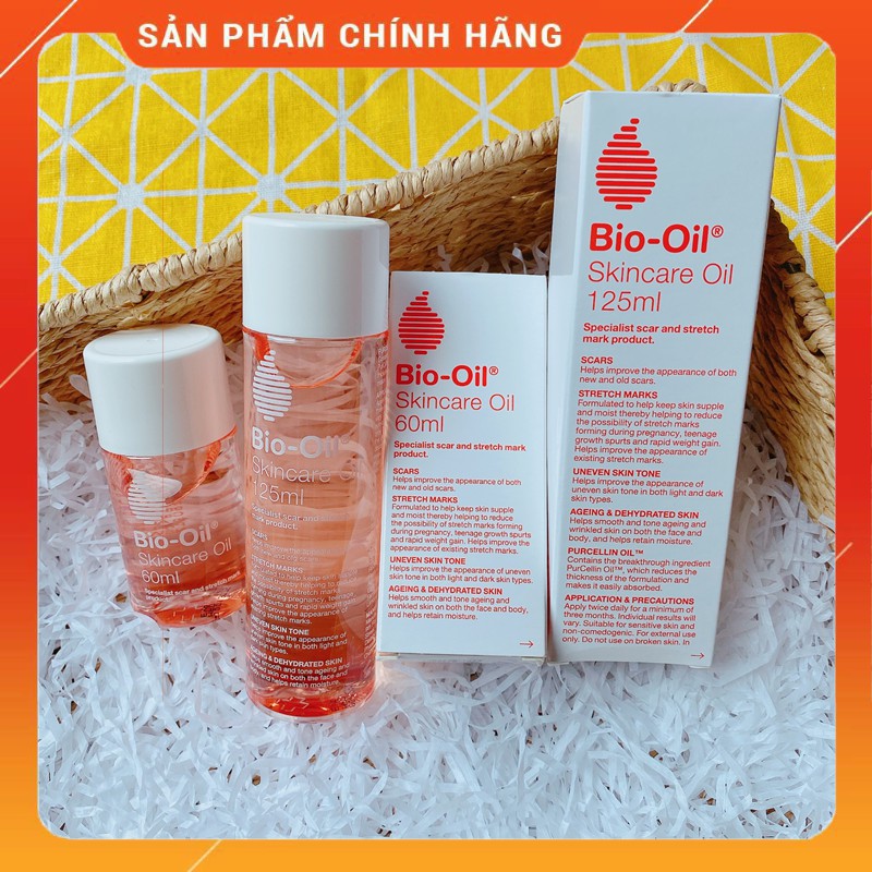 Tinh dầu BIO OIL giúp giảm và làm mờ vết rạn da - xuất xứ Úc