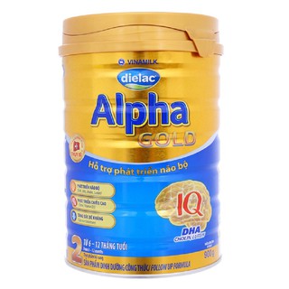 Sữa bột alpha gold iq 2 900g, dinh dưỡng cho bé từ 6 đến 12 tháng tuổi