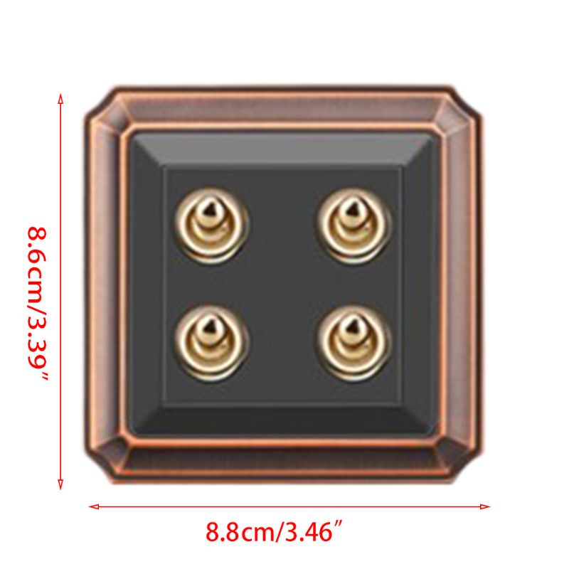 Công Tắc Điều Khiển Gắn Tường Kiểu Cổ Điển 86 Loại 1-4 GANG 10A 110-250V