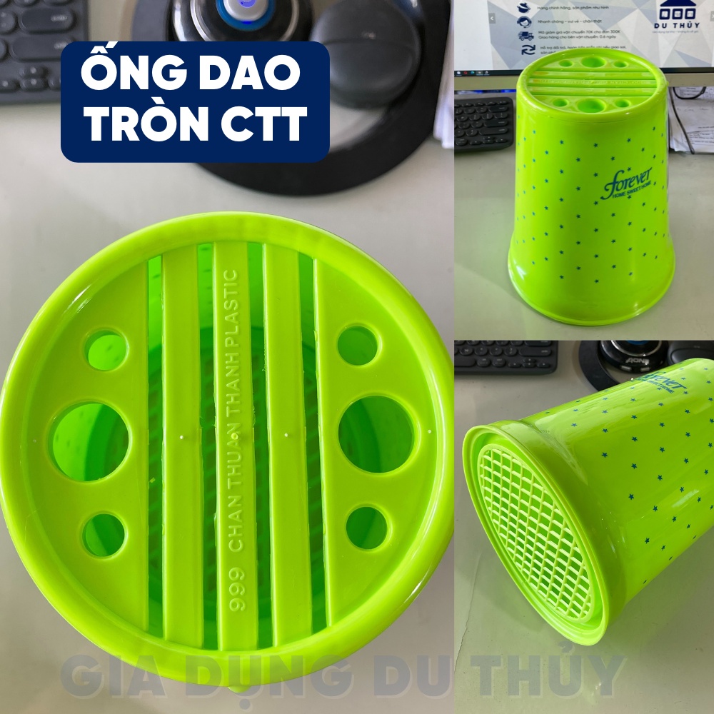 Ống đựng dao, kéo chuyên dụng nhiều khe cắm kiểu vuông và tròn thương hiệu Chấn Thuận Thành và Châu Hưng