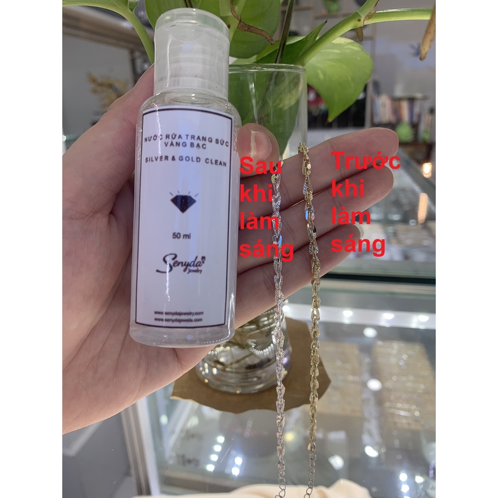 Nước rửa trang sức vàng, bạc SENYDA dung tích 50ml NL023