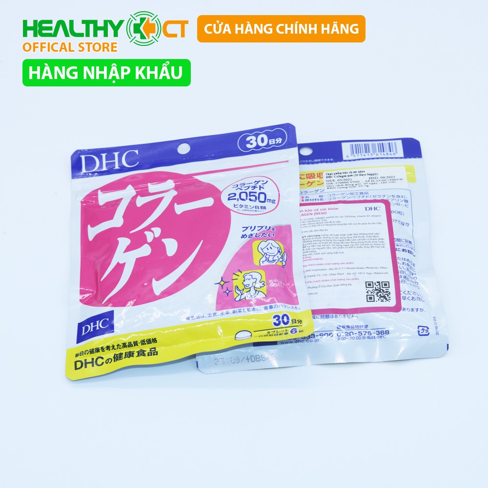 Viên Uống DHC Collagen Nhật Bản Gói 30 Ngày (Nhập Khẩu)