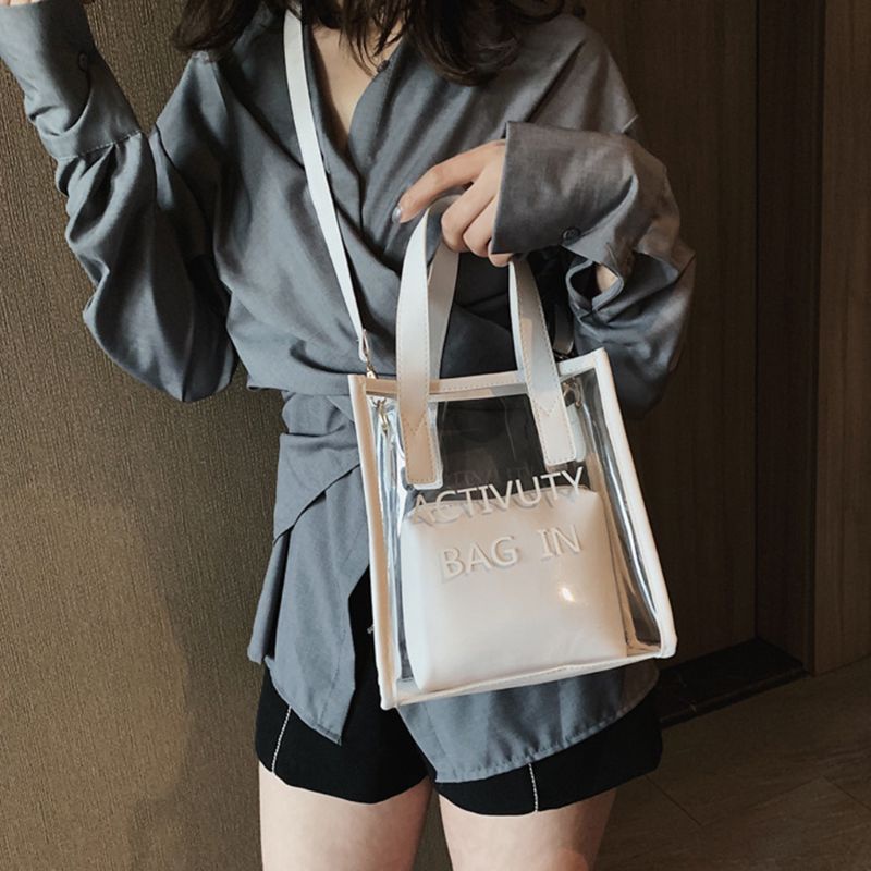 Túi Đựng Kẹo Có Quai Cầm Trong Suốt Sáng Tạo Cho Mùa Hè