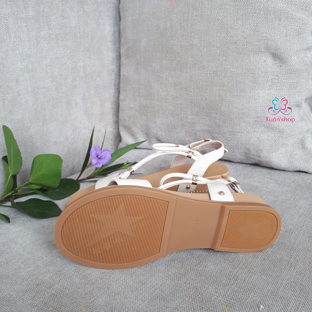 Giày Dusto quai ngang, đế xuồng chống trượt cao 4cm (size 37-235)