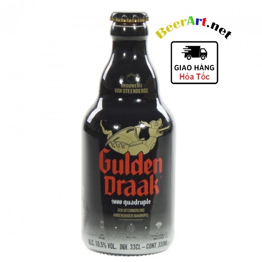 Chai Bia Gulden Draak 9000 Quadruple 10,5%