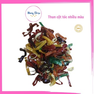 Thun cột tóc, Chun Buộc Tóc, sợi thun cột tóc 1 gói 5g