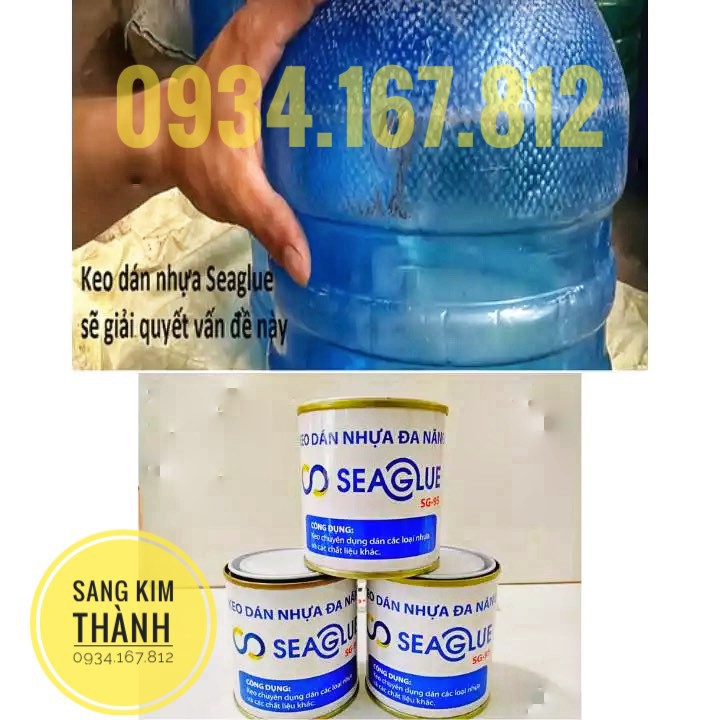 Keo Dán Nhựa Seaglue Chuyên Dán Bồn Nhựa, Bình Pét, Bám Dính Cực Chắc, Chịu Nước