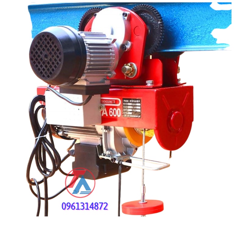 Combo Cẩu Trục PA1000 Kèm Rùa Điện 1 Tấn