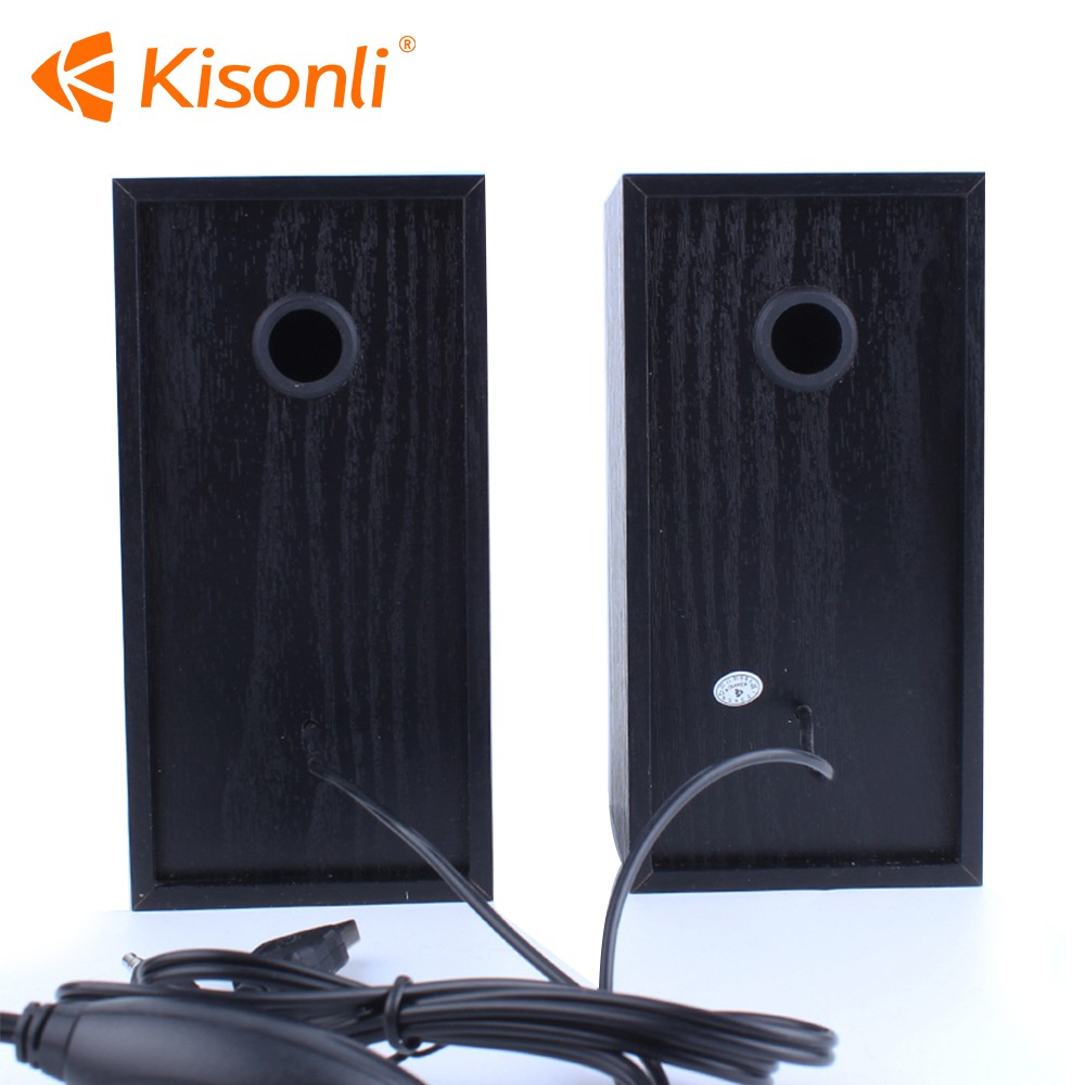 Loa vi tính 2.0 Kisonli T-004 3W x 2 âm thanh nghe hay - Hãng phân phối