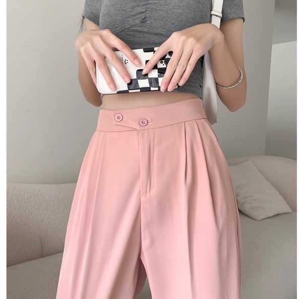 Quần dài Peppermint 50360 ống rộng suông thời trang thanh lịch cho nữ