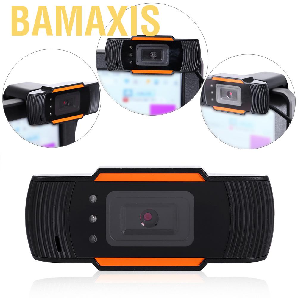 Bamaxis Webcam 12M HD CMOS 12M tích hợp micro cho máy tính