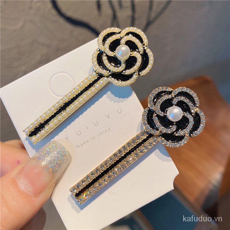 Kẹp Tóc Hình Hoa Đính Đá Phong Cách Hàn Quốc Dành Cho Nữ
