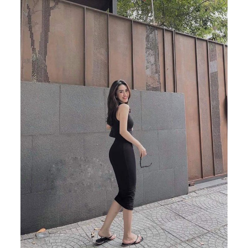 Đầm Ôm Body Dáng Dài Không Tay Kiểu Dáng Ba Lỗ Đẹp | BigBuy360 - bigbuy360.vn