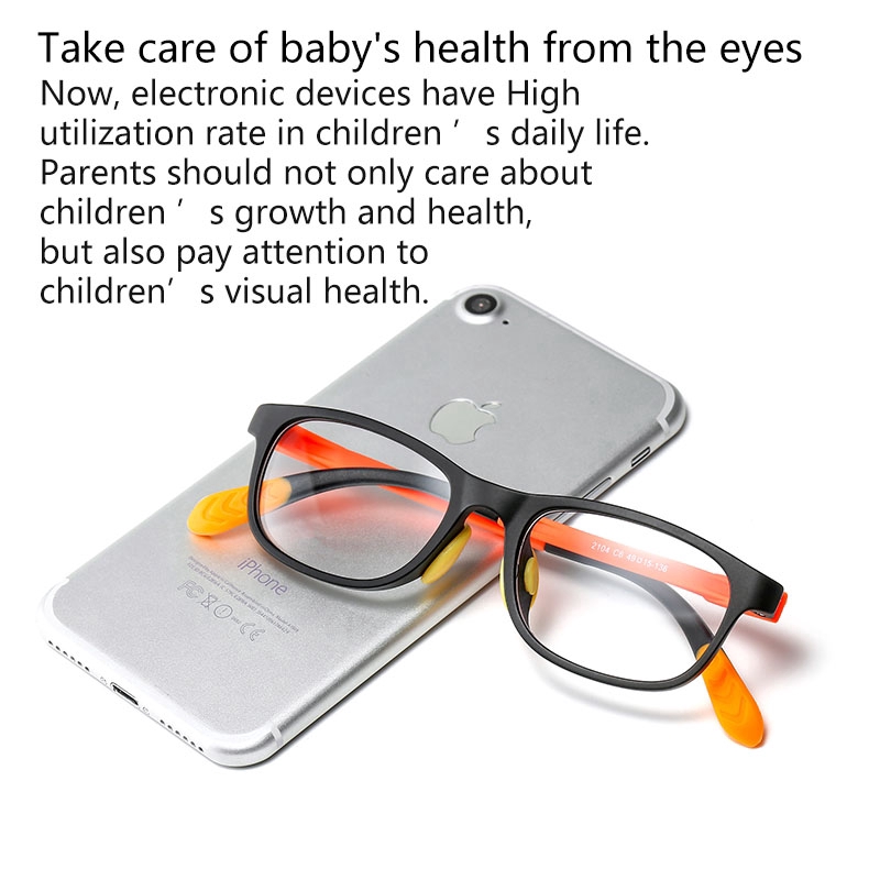 Kính mát gọng vuông chống tia xanh cho bé