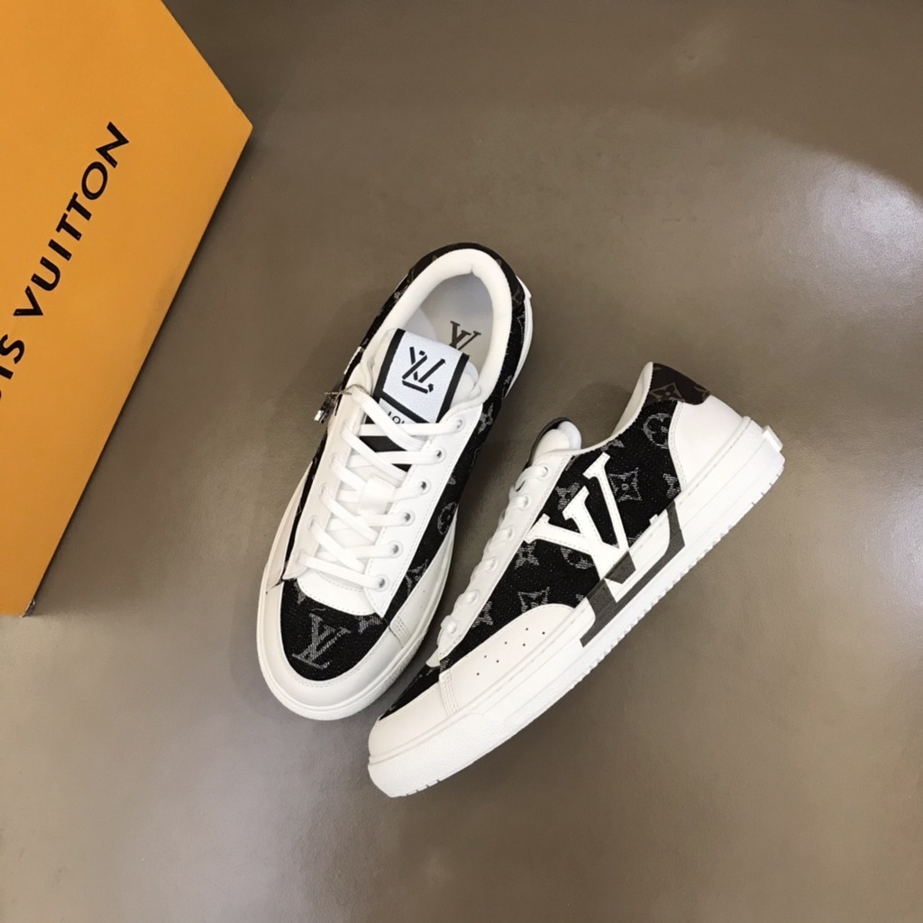 Giày thể thao nam/ Sneakers nam chất liệu da thật cao cấp Louis Vuitton LV