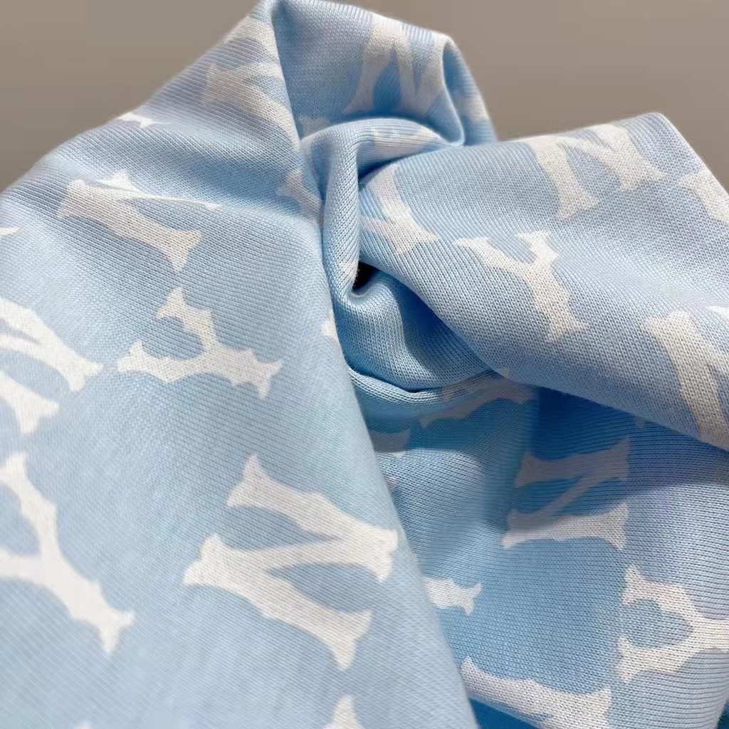 Áo Thun Tay Ngắn Thêu Chữ MLB Thời Trang Mùa Hè Cho Cặp Đôi