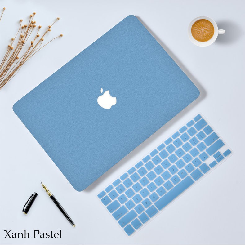 COMBO Ốp + Phủ phím cho Macbook cùng màu (Tặng Kèm Nút Chống Bụi + Bộ kẹp chống gãy sạc) | BigBuy360 - bigbuy360.vn