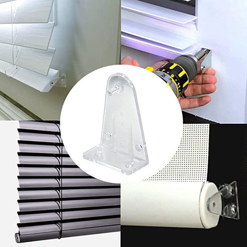 Aoto Set 10 Kẹp Giữ Điểm Mù Bằng Nhựa Trong Suốt Kích Thước 2 Inch