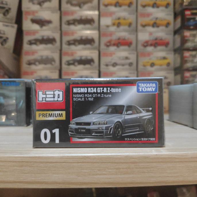 Mô Hình Xe Hơi Tomica Premium Nismo R34 Gtr Z Tune Màu Bạc