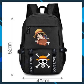 GIÁ TỐT -  Balo in hình Luffy gặm thịt - One Piece độc đẹp giá rẻ  / balo cực chất