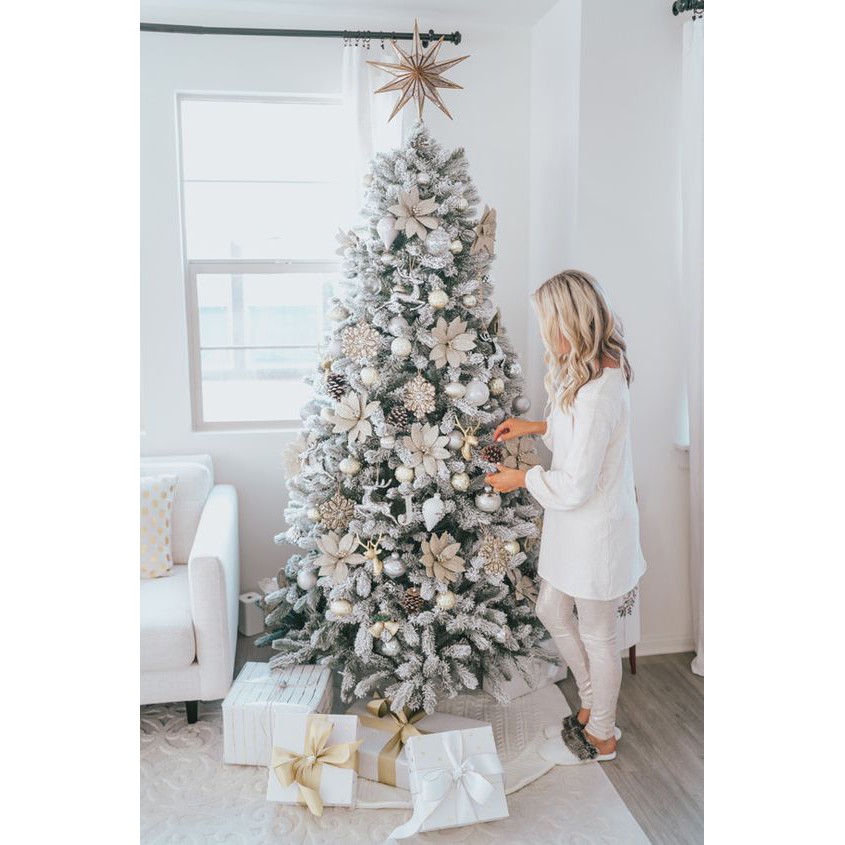 Cây thông tuyết Giáng Sinh đủ size - cây thông noel phủ tuyết