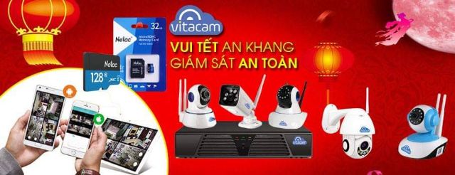 CAMERA WIFI VITACAM VT720 SIÊU NÉT