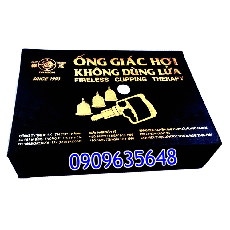 Ống giác hơi không dùng lửa Duy Thành YGH02