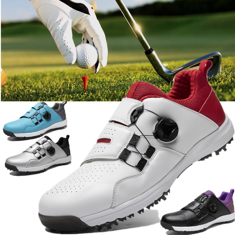 Giày Đánh Golf Chuyên Nghiệp Mẫu Mới Chống Trượt Chống Thấm Nước Có Thể Tháo Rời Cho Nam Và Nữ