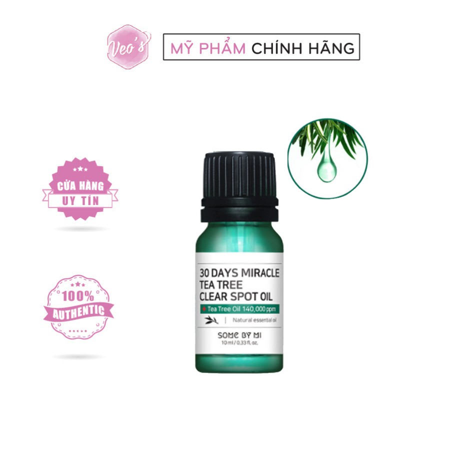 Tinh dầu tràm trà Some By Mi 30 Days Miracle Tea Tree Clear Spot Oil 10ml