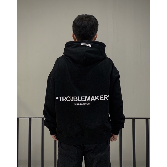 Áo Hoodie Troublemaker - In Silicone 3D - AAH002