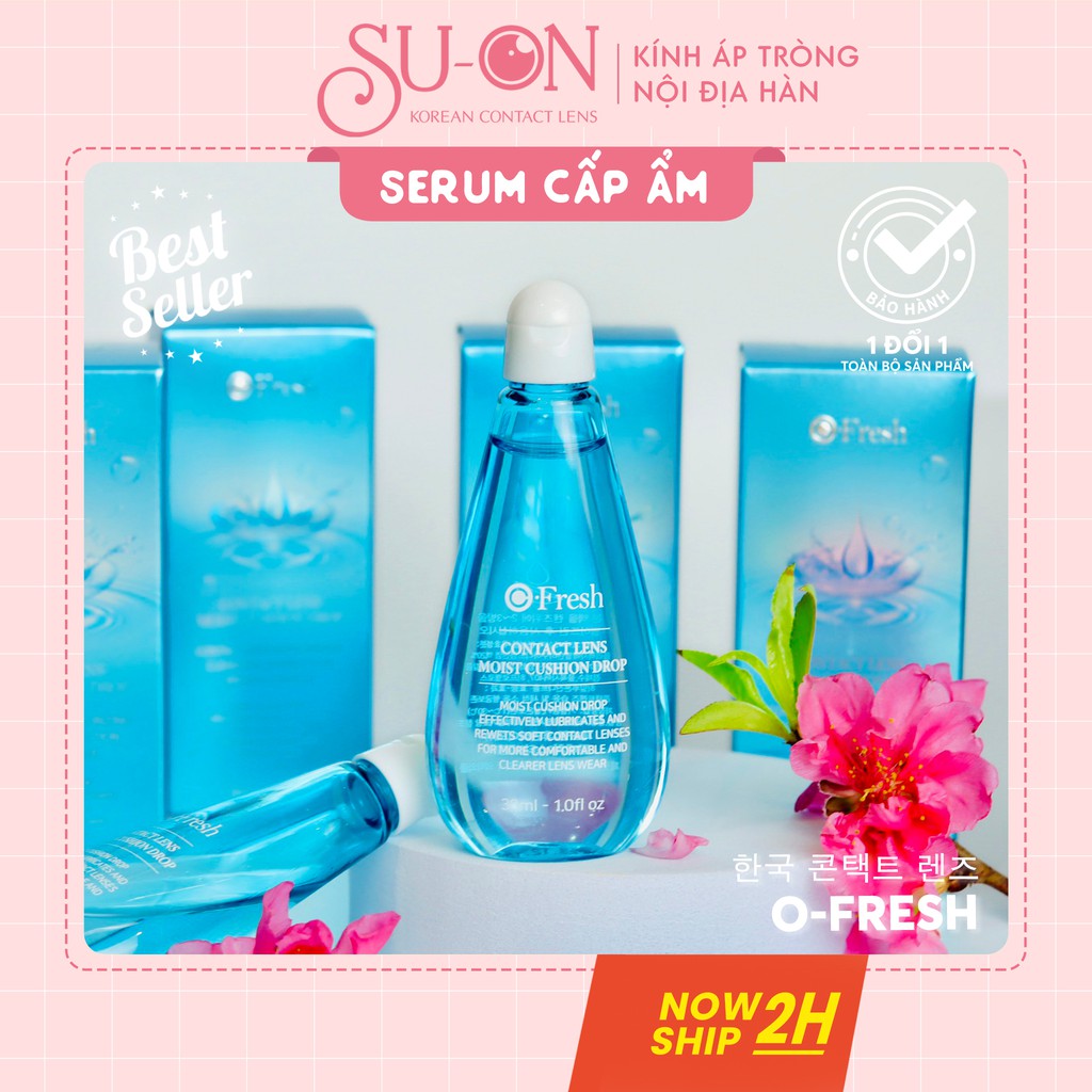 SERUM CẤP ẨM CHO LENS - OFRESH MOIST CUSHION DROP Dung dịch siêu cấp ẩm cho lens của Olens (Korea)