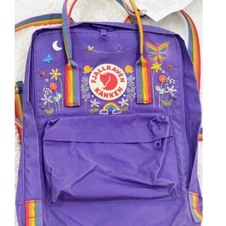 Balo Kanken Tím Quai Cầu Vồng