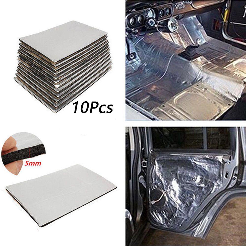 Bộ 10 Tấm Thảm Giảm Âm Không Gây Tiếng Ồn Trang Trí Xe Hơi