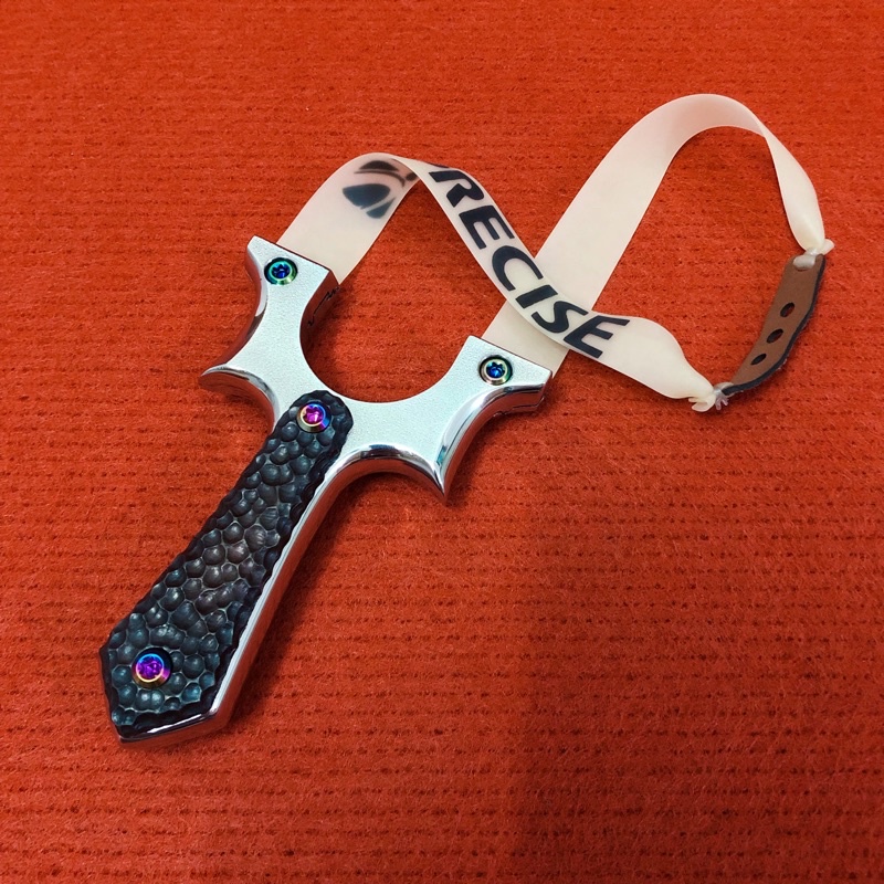 Dây thun cao su chính hãng Precise đã được buộc da 3 lỗ dùng cho ná cao su độ dày 0.65mm