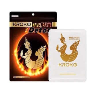[1 Gói 5 Miếng] Miếng dán tan mỡ bụng Kroko Detox thái lan 2020