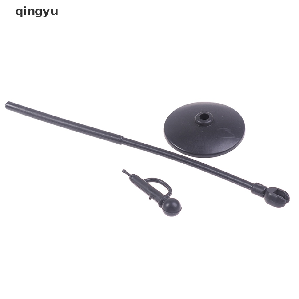 qingyu Cute Mini Plastic Microphone Model Dollhouse Miniature Furniture Accessories PLI