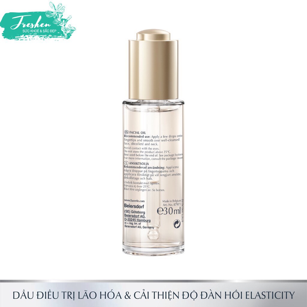 ✅ (CHÍNH HÃNG) Dầu dưỡng da ngừa lão hóa Eucerin Hyaluaron- Filler Elasticity 30ml - &quot;Eucerin Elasticity + Filler Facial