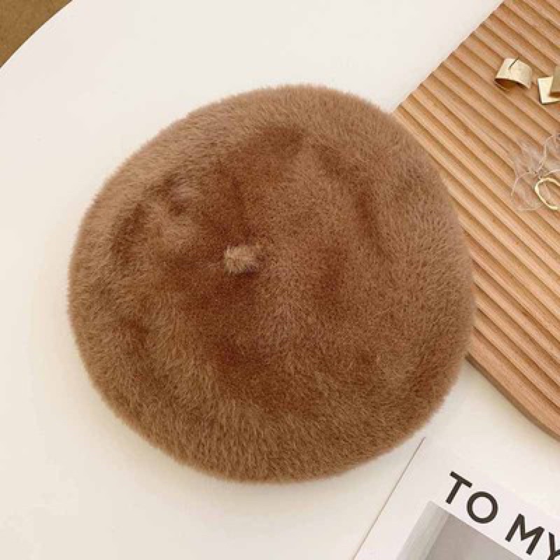 Nón Mũ Nồi Len Lông Thỏ Thời Trang Chuẩn hàng loại 1