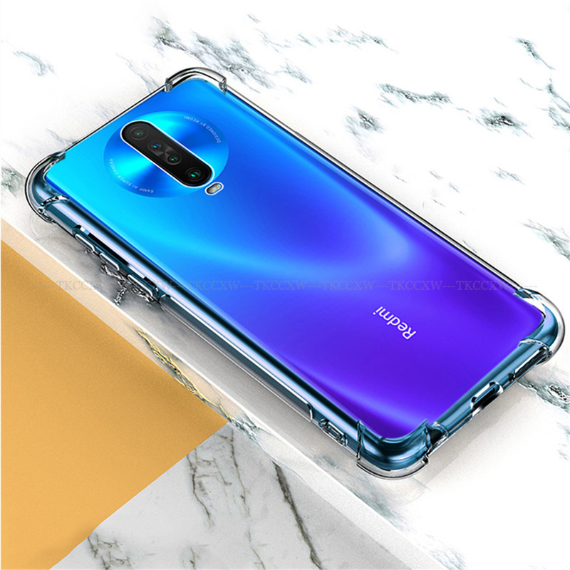 Ốp điện thoại trong suốt cho Xiaomi Poco X3 NFC X2 F2 Pro Redmi K30 K20 Pro Note 9 Pro Max Note 9s Note 8 7 6 5 Pro